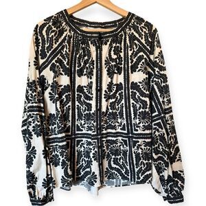 Antonio Melani Hartley Printed Button Up Blouse